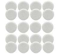 50 Pièces Disque de Ponçage 180 Mailles en Corindon | Lot, Blanc, Installation Facile, Équilibre Entre Abrasion et Dureté, pour Ongles