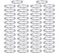 50 pièces Double anneau fendu,Anneaux Porte Clé,pour Accueil Voiture Clés Pendentifs,Porte-Clés Bijoux Bricolage Collier Métal Pendentif Connexion d'ornement(15mm)