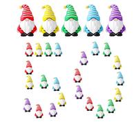 50 Pieces Easter GNOME Figurines - Miniature Silicone Figure Models for Home Decor | Tiny Garden Gnomes, Spring Holiday Decorations for Porch Bedside Table Desk Bookshelf