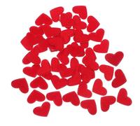 50 Pièces Écusson Brodé Cœur Rouge à Coudre ou Thermocoller | Polyester Brodé, Résiste au Lavage Régulier, pour Paquet et Chemises, Réparation Rapide et Projets DIY