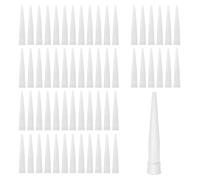 50 Pièces Embouts de Cartouche, Embout Cartouche Silicone,Canule Silicone, Silicone Cartouche Douilles, Buses en Silicone, Buse de Cartouche pour Mastic AdhéSif et Pistolet à Calfeutrer