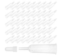 50 Pièces Embouts de Distribution D’ampoule en Plastique | Application Propre et Hygiénique, Limite les Fuites et L’obstruction, pour Ateliers, Sérums et Réparations