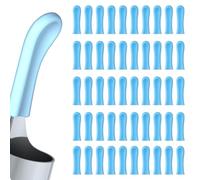 50 Pièces Embouts De Rechange Pour Nettoyeur D'oreille,Remplacement de Cuillère D'oreille en Silicone,Endoscope D'élimination du Cérumen pour Adolescents et Adultes