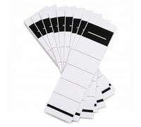 50 Pièces Étiquettes Autocollantes pour Classeurs A4 (5,4 x 19 cm), Étiquettes pour Classeurs à Levier Larges, Ultra-Opaques et Adhésives Fortes, Idéal pour Organisation Bureau et École