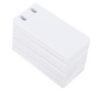 50 Pièces Étiquettes de Câble en PVC Blanc, Inscriptibles, Étanches pour | Confusions, Usage en Sous-sol et Bureau, pour Câbles Ethernet et Maintenance