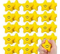 50 pièces Étoile Balles Anti-Stress,5cm Jouets de Balle Anti-Stress, Balles Anti-Stress à Main, Anniversaires, Cadeaux Invités, Récompenses de Classe (50)