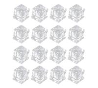 50 Pièces Faux Glaçons Acrylique Transparents | Accessoire Photo Léger, pour Présentations Alimentaires et Projets Diy, Effet Très Simulé, Usage Décoratif