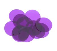 50 Pièces Film de Correction Couleur, Pourpre, 2x2 Pouces | Feuille en Film Pet, Diffusion Douce, Installation Facile, Usage Maison et Théâtre