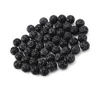 50 Pièces Filtre Bio Poreux Boule Biochimique Léger Facile à Transporter Réservoir de Poissons étang Matériel de Filtration D'aquarium (16 mm avec du Coton)