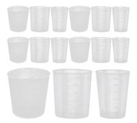 50 Pièces Gobelet de Mesure Transparent Pp 100ml, Gradué, Précis
