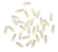 50 Pièces Goupilles de Réparation, Plastique Beige, Pose Sûre | Remplacement à Pression, Surface Lisse, pour Entretien des Fenêtres, Gestion Locative et Pièces de Secours