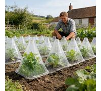 50 pièces Grands couvre-plantes réutilisables - Outil de jardinage robuste, protège les plantes des oiseaux, du gel, des escargots, etc. Convient pour la protection des plantes toute l'année, matériau