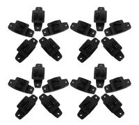 50 Pièces Isolateur de Clôture Électrique Hh0020 en PP Noir