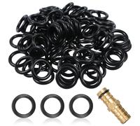 50 pièces, Jeu de joints toriques de rechange, pour systèmes enfichables de jardin G 1/2", compatibles avec les raccords de robinet Gardenafür G 1/2-Zoll Ø 16 x 11mm