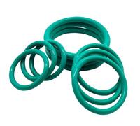 50 Pièces Joint Torique en Caoutchouc Fluoré, 2.5 mm Fil Diamètre, 18 mm Diamètre intérieur, 23 mm OD, Vert Rondelle en caoutchouc de joint