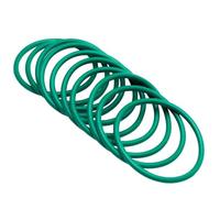 50 Pièces Joint Torique en Caoutchouc Fluoré, 9mm OD, 7mm ID, 1mm Largeur, FKM Joint Étanchéité pour Machines Plomberie, Vert
