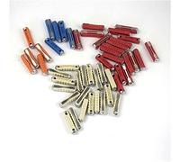 50 pièces/Kit 5A 8A 16A 25A Kit de fusibles automatiques de voiture classique fusible de voiture en céramique balle automobile fusible européen Câblage de protection