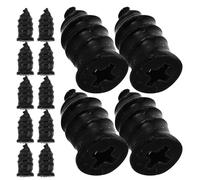 50 Pièces Kit de Réparation de Pneus Noir à Clou, Caoutchouc Fer | Réparation Auto-serveuse des Crevaisons, Tête Champignon, pour Motos, Vtt et Pneus Tubeless de Camion