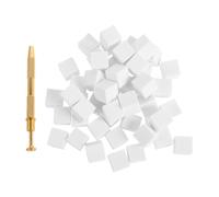 50 Pièces Kit Éponge à Ongles pour Manucure Diy, Nail Art | Sponge Détachable et Douce, Composants Reconfigurables, pour Ombres à Paupières et Blush en Déplacement