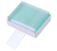 50 Pièces Lames de Microscope Concaves Simples en Verre | Surface Lisse, Blanc, Observation Sûre et Pratique, Protège L’intégrité des Échantillons, Lot Laboratoire