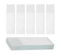 50 Pièces Lames de Verre pour Microscope, Verre, Lisses | Diapositives D'expérience, Parfaitement Plates pour Observations Microscopiques Claires, Résistance aux Dommages