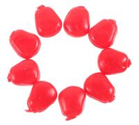 50 Pièces Leurre de Pêche Imitation Grain de Maïs PVC Rouge | Appâts Artificiels à Base de Maïs, Aspect Réaliste, pour Truite et Poissons Blancs, Eau Douce