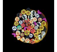 50 Pièces/Lot Bricolage 3d Nail Art Fimo Cannes Bâton Tige Polymère Argile Autocollants Conseils Décoration Nail Art Équipement