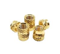 50 Pièces M1M1.2M1.4M1.6M1.7 Impression 3D Laiton Cuivre Intégré Écrou D'insertion Filetage Moleté(3mm,50pcs M1.4(OD 2.3mm))