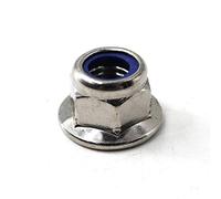 (50 Pièces) M5 Écrou de serrure en nylon 304 en acier inoxydable pour écrous de serrure