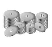 50 Pièces M6 Rondelles Metal, M8 x 15mm Rondelle Inox, Rondelles Plates Acier Inoxydable 304, Penny Rondelles, Joint Plat pour Vis et Boulons, Gonds de Porte