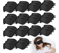 50 Pièces Masque De Nuit,Masque Pour Les Yeux Doux Pour Bloquer Le Soleil Et La Lumière Lorsque Vous Dormez,Pack Individuel Masques De Sommeil Pour Voyage,Avion,Hôtel,Fête