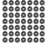 50 Pièces Meules à Polir Kit, 25mm Accessoires Dremel Polissage Abrasif Grain 600 Pour Outils Rotatifs Dremel Pour Polir Bijoux Bois