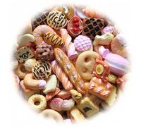 50 pièces mignon slime charmes ensemble mixte résine Flatback faisant des fournitures pour bricolage artisanat fabrication et ornement Scrapbooking perles assorties bonbons fruits gâteau ornement