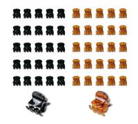 50 Pièces Mini Pinces à Cheveux, Petites Pinces à Cheveux, Mini Pinces à Griffes en Plastique, Accessoires de Cheveux pour Femmes et Filles