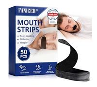50 Pièces Mouth Tape pour Sommeil,Buccale pour Nighttime Mouth Tape,Patch Bouche Anti Ronflement,mouth tape,Aide à Dormir Mieux,Facilite la Respiration par le Nez la Nuit