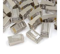 50 pièces multi-fonctionnel RJ45 Cat6 8Pin 8P8C blindé toronné sertissage modulaire prise connecteur prise