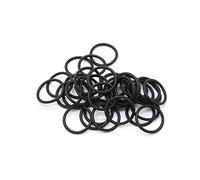 50 pièces noir NBR joint torique joint épaisseur CS 1mm,OD 12mm ID 10mm