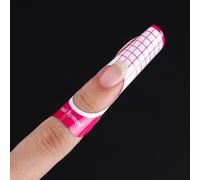 50 Pièces Ongles Art Conseils Extension Formes Guide Français Acrylique Uv Gel Conseils Extension Constructeur Forme Bricolage Ongles Gel Formes Manucure Outil