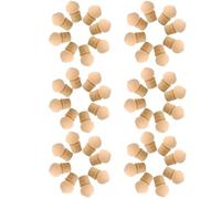 50 Pièces Outil de Nail Art Ombré Têtes Éponge Beige