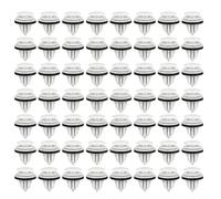 50 Pièces Panneau De Carte Porte Intérieure De Clips, Clips pour Porte de Voiture, pour Laguna Scenic Master Megane Twingo Traffic Kangoo Compatible avec Opel Vivaro Movano （Blanc）