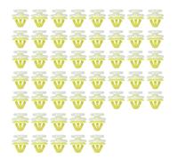 50 Pièces Panneau de Carte Porte Intérieure de Clips, Clips pour Porte de Voiture, pour Laguna Scenic Master Megane Twingo Traffic Kangoo Compatible avec Opel Vivaro Movano