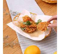 50 Pièces Papier Absorbant L'Huile, Papier Buvard Alimentaire Pour Éliminer Les Résidus D'Huile De Nourriture Frite, Papier Sulfurisé Facile À Utiliser Pour Cuisiner En Cuisine