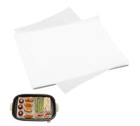 50 Pièces Papier Sulfurisé, 15×20 cm Feuilles de Papier de Cuisson, Airfryer Papier Cuisson, Feuille Azyme pour Nougat Idéal pour Pâtisserie Cuisine Rôtisserie, Facile à Utiliser et à Nettoyer