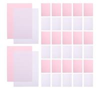 50 Pièces Papiers A4 2 Parties Papier Blanc Rouge pour Copies | Bloc-notes de Bons de Travail, Prise de Commandes, Feuilles Vierges, Usage Atelier et Intervention