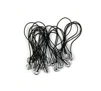 50 pièces/paquet 46 mm*5,42 mm Accessoires de bijouterie DIY Tube métallique à cercle unique Dragonne de téléphone colorée Petite corde de suspension de décoration de poupée Pendentif en stock Taille 