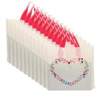 50 Pièces Paquet de Courses Épais Poignées, Format Moyen | Motifs Adorables, Emballage Présent Soigné, pour Pâtisseries, Repas et Fêtes de Noël
