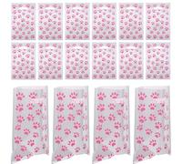 50 Pièces Paquet Présents Patte de Chien Rose Opp Poignées | Mariage et Marchandise, Empêchent la Chute des Friandises, Lot Pratique, Format Fête