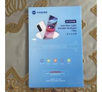 50 Pièces Pelicula Hidrogel Film Flexible Hydrogel Hydro Trempage Feuille Tpu Doux Mat Confidentialité Bleu Soleil Machine De Découpe Traceur.50pcs Tpu Blue.Without Cut Code