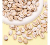 50 pièces Pendentif en coquille de plastique minimaliste Accessoires de bijouterie DIY pour bracelet, collier, boucles d'oreilles Taille UniqueABS