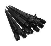 50 Pièces Pieu D’irrigation Goutte à 13cm en Pp Noir pour Plantes